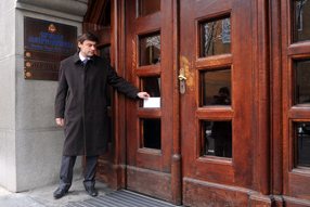 Jovanović ostavio pismo na vratima Patrijaršije