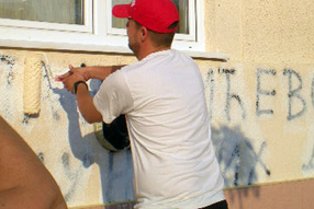 Prekrečen grafit u Stepanovićevu