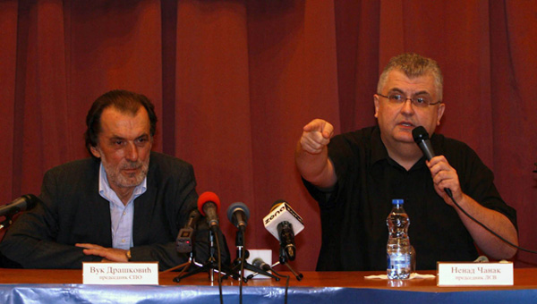 Nenad Čanak i Vuk Drašković